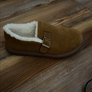 Women’s Brown Suede Slip-On Shoes